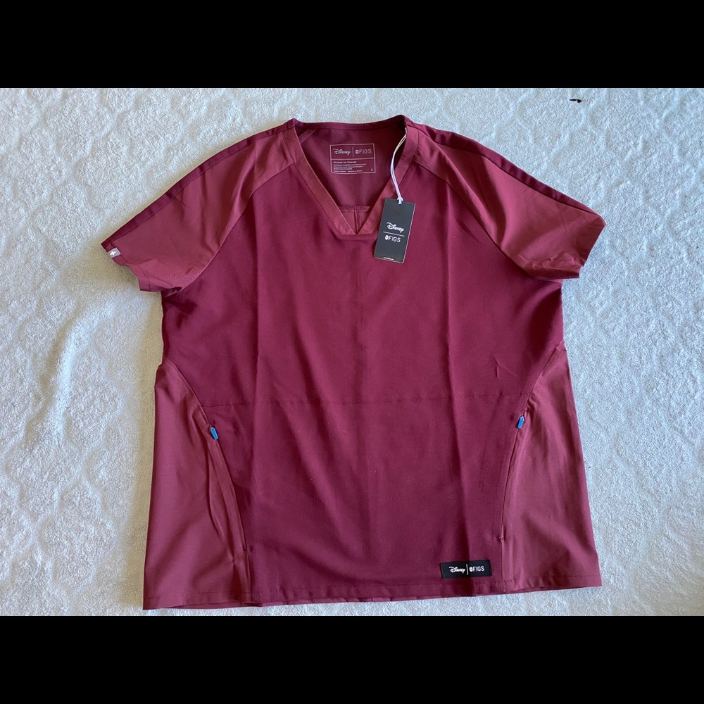 Figs x Disney - Burgundy